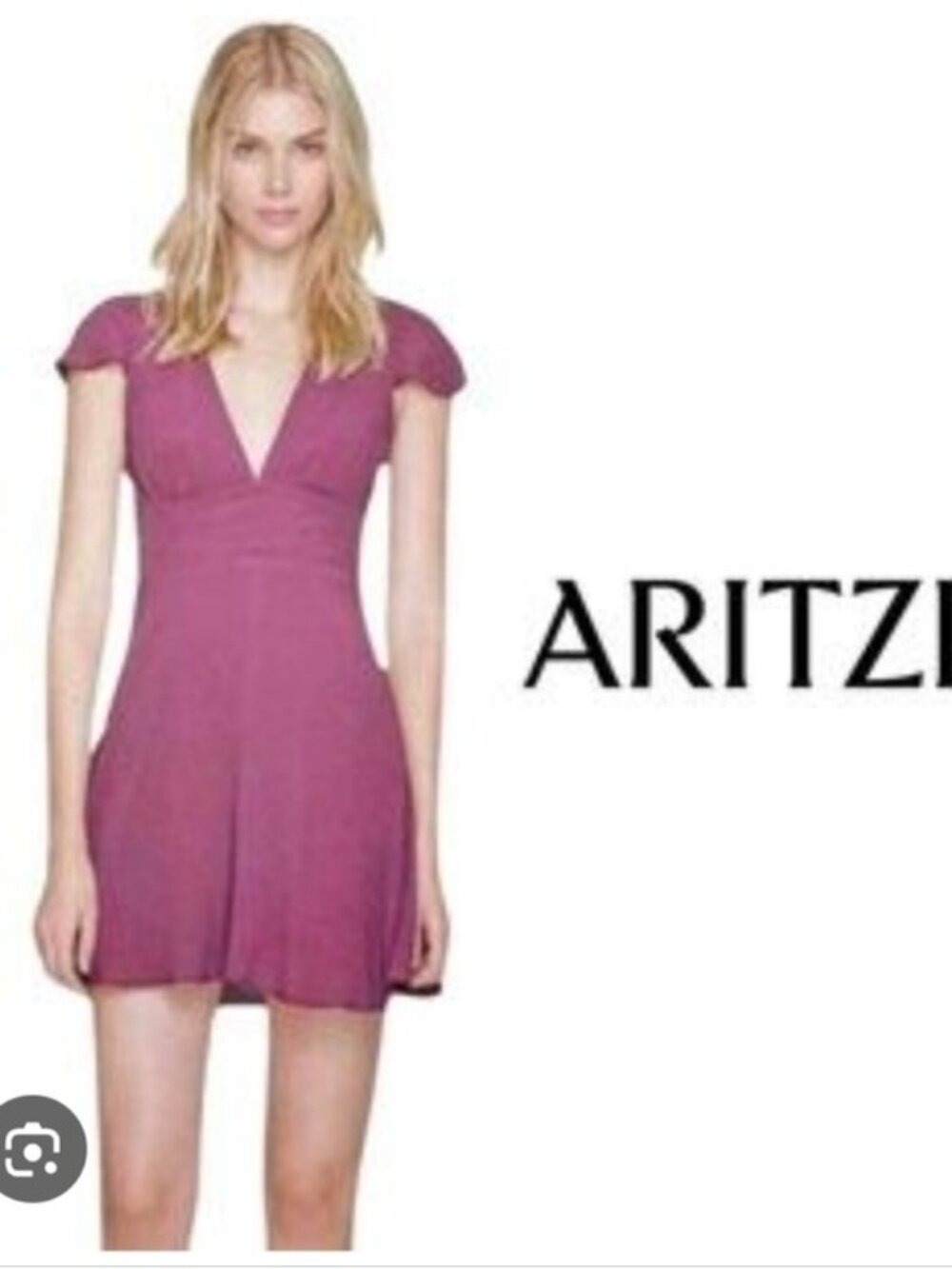 ARITZIA | Sunday Best Rand Cutout Dress mauve Pink Sz 10